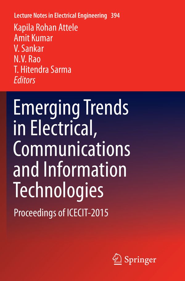 Emerging Trends in Electrical, Communications and Information Technologies | 1:a upplagan