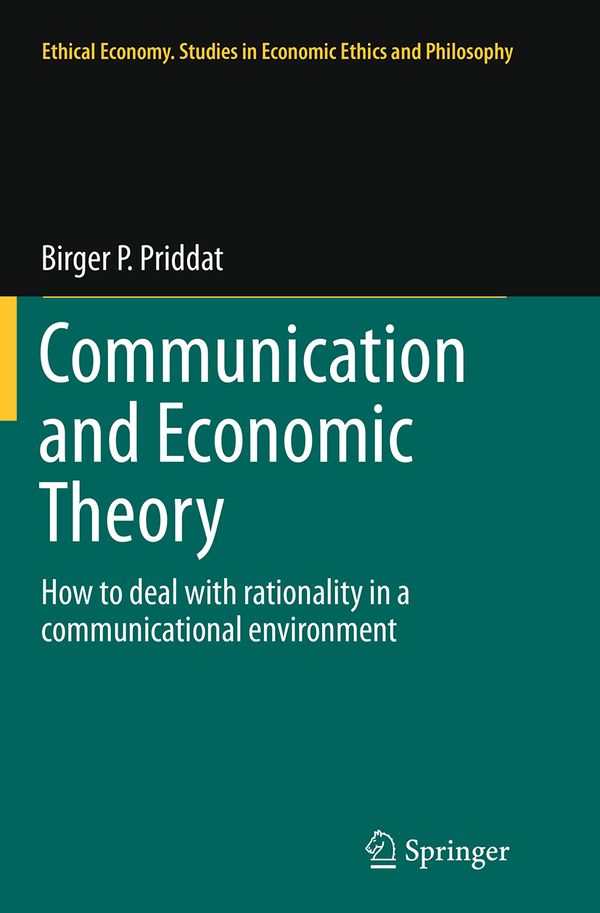 Communication and Economic Theory | 1:a upplagan