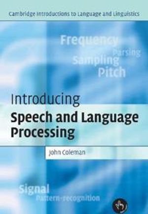 Introducing Speech and Language Processing