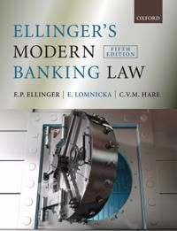 Ellinger's Modern Banking Law | 5:e upplagan