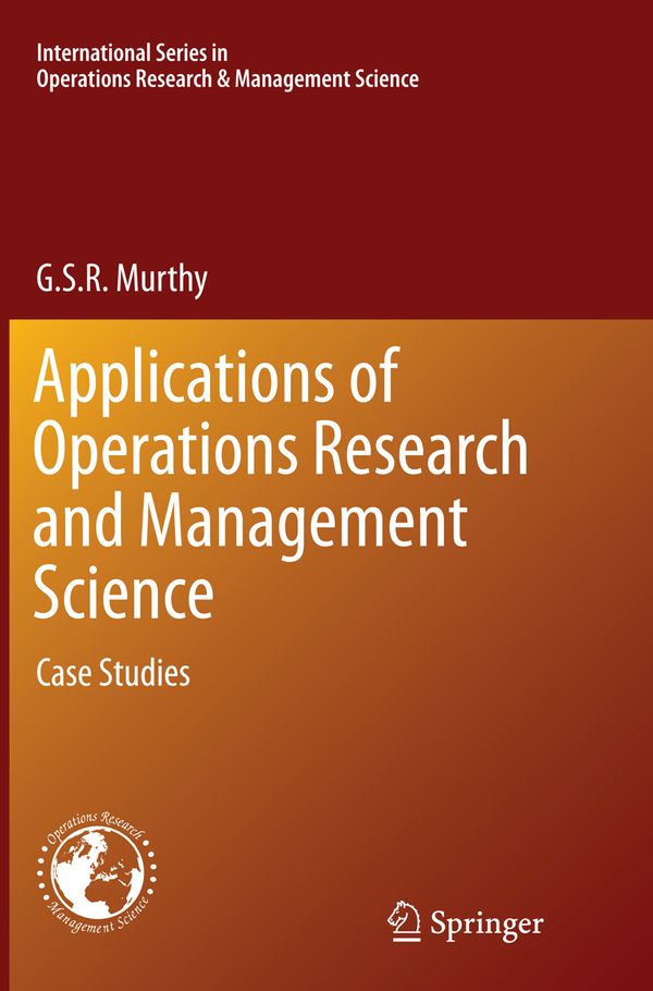 Applications of Operations Research and Management Science | 1:a upplagan