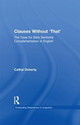 Clauses Without 'That' | 1:a upplagan