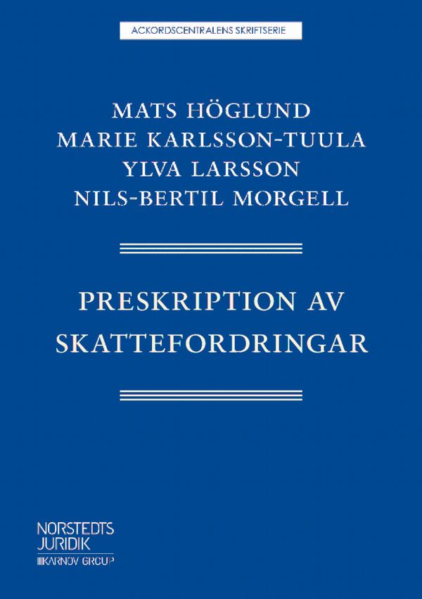 Preskription av skattefordringar | 1:a upplagan