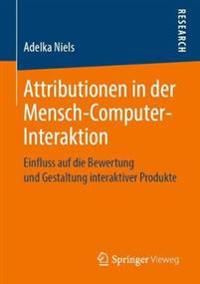 Attributionen in der Mensch-Computer-Interaktion | 1:a upplagan
