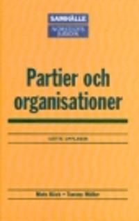 Partier och organisationer | 6:e upplagan