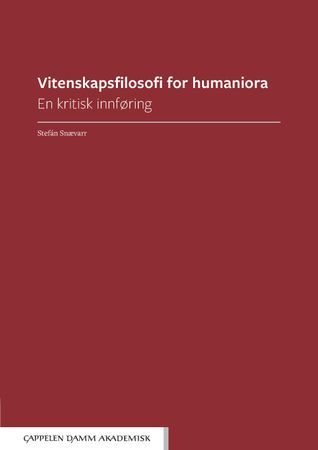 Vitenskapsfilosofi for humaniora | 1:a upplagan