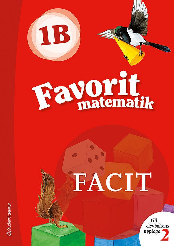 Favorit matematik 1B Facit 5-pack | 1:a upplagan