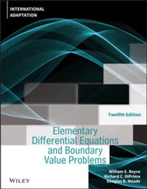 Elementary Differential Equations and Boundary Value Problems, International Adaptation | 12:e upplagan