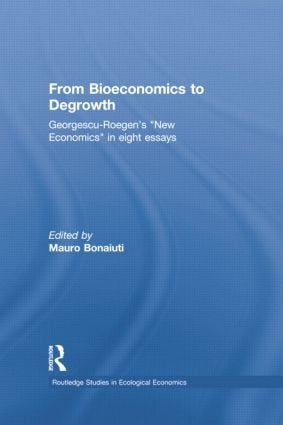 From Bioeconomics to Degrowth | 0:e upplagan