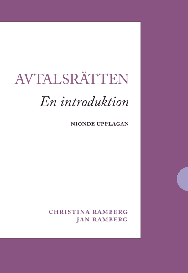 Avtalsrätten : en introduktion | 9:e upplagan