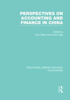 Perspectives on Accounting and Finance in China (RLE Accounting) | 1:a upplagan