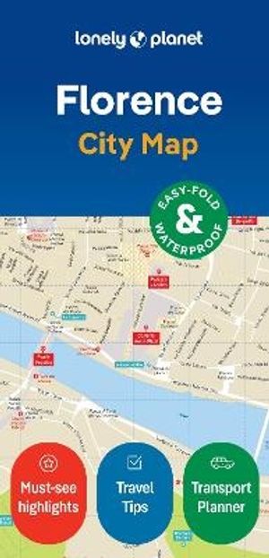 Lonely Planet Florence City Map