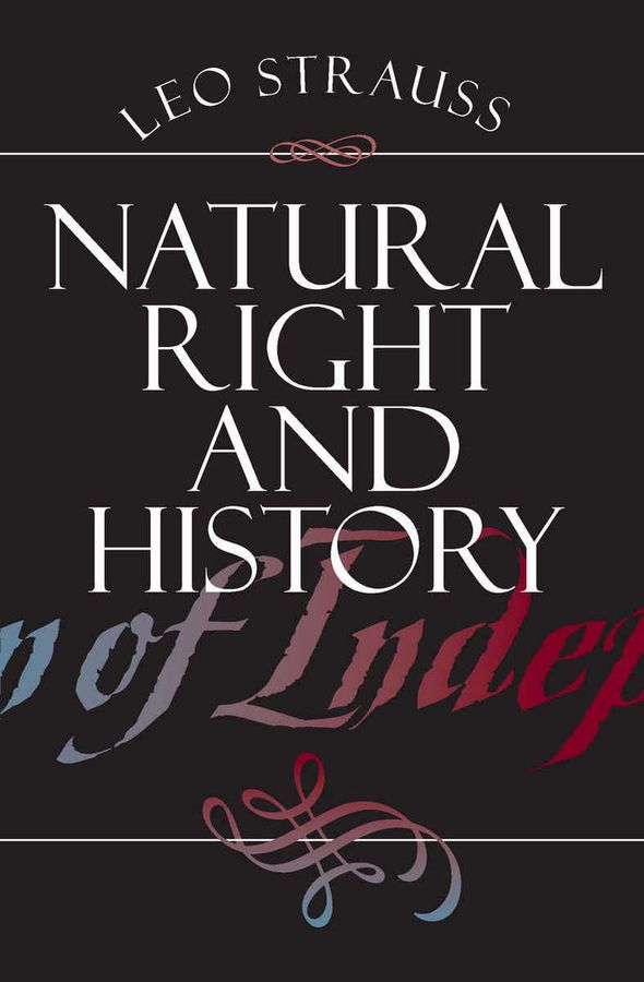 Natural Right and History | 0:e upplagan