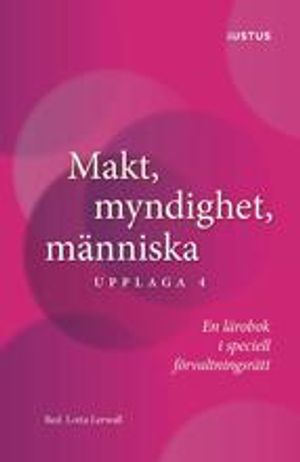 Makt, myndighet, människa | 4:e upplagan