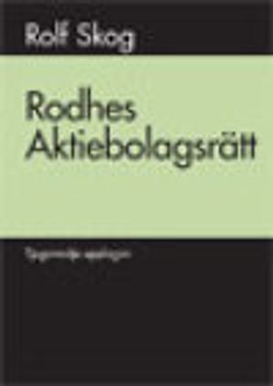 Rodhes aktiebolagsrätt | 23:e upplagan