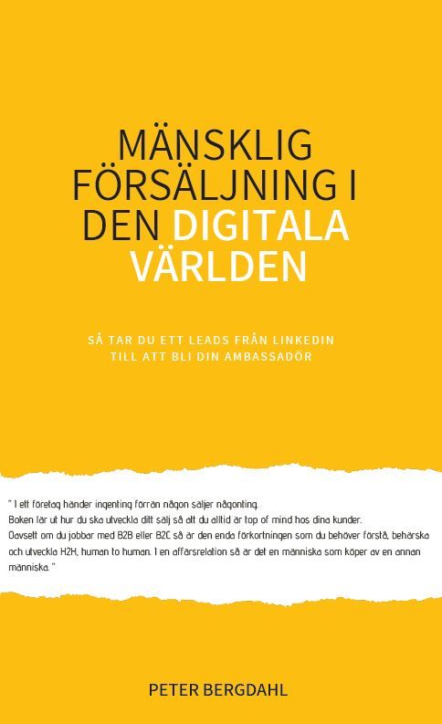 Mänsklig försäljning i den digitala världen | 0:e upplagan