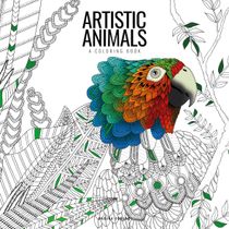 Artistic animals : a colouring book