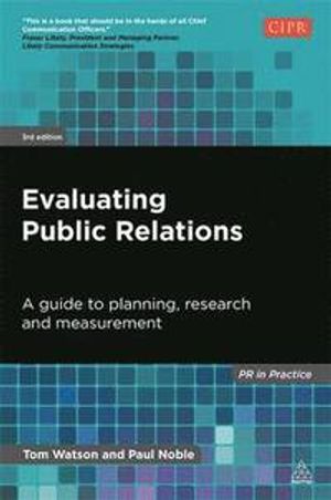 Evaluating Public Relations | 3:e upplagan