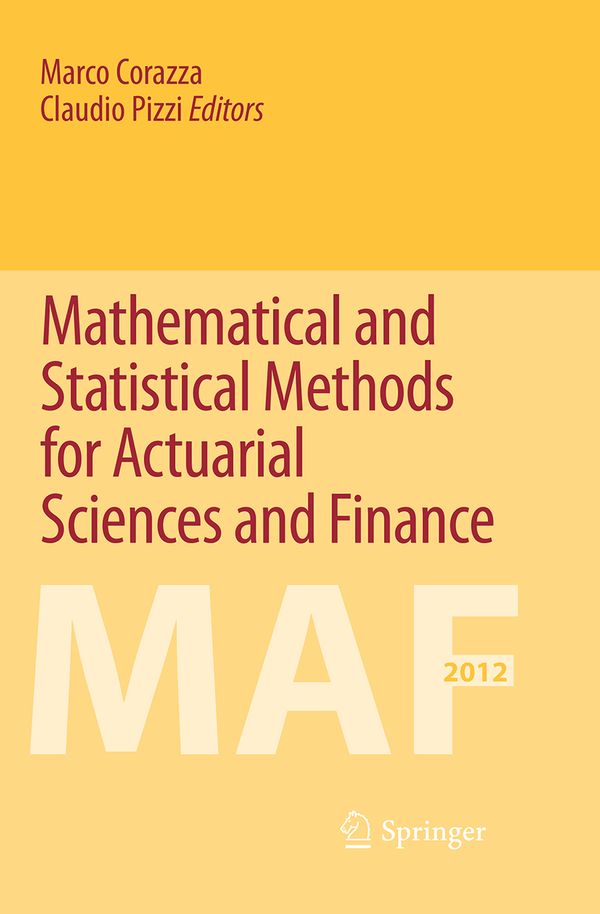 Mathematical and Statistical Methods for Actuarial Sciences and Finance | 1:a upplagan