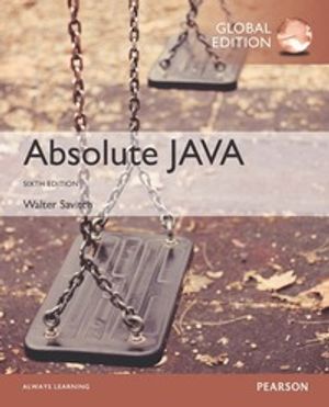 Absolute Java, Global Edition | 6:e upplagan