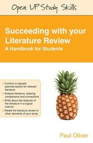 Succeeding with your literature review: a handbook for students - a handboo | 1:a upplagan