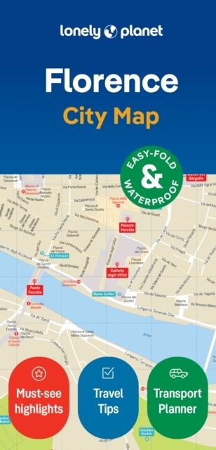Lonely Planet Florence City Map | 0:e upplagan