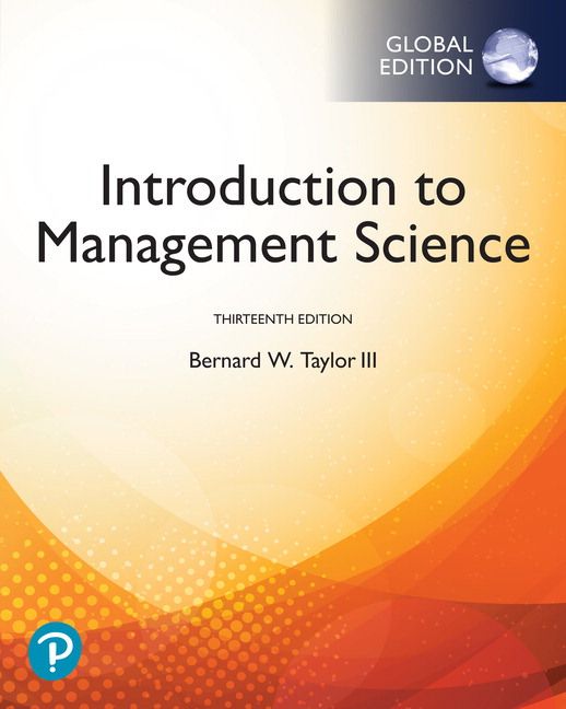 Introduction to Management Science, Global Edition | 13:e upplagan