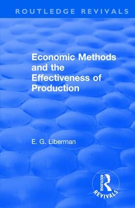 Revival: Economic Methods & the Effectiveness of Production (1971) | 1:a upplagan