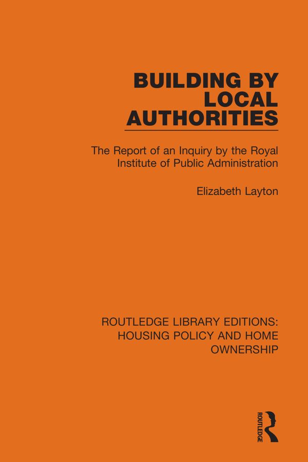 Building by Local Authorities | 1:a upplagan