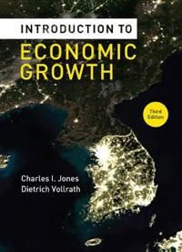 Introduction to economic growth | 3:e upplagan