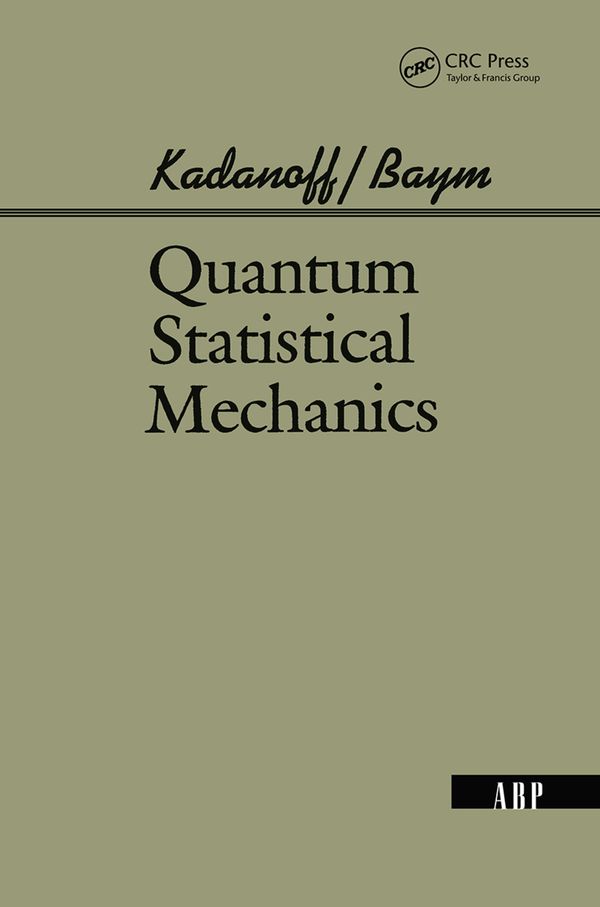 Quantum Statistical Mechanics | 1:a upplagan