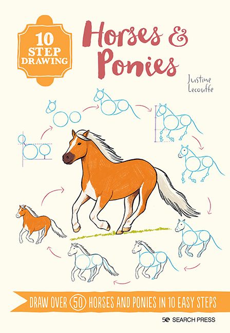 10 Step Drawing: Horses & Ponies | 0:e upplagan