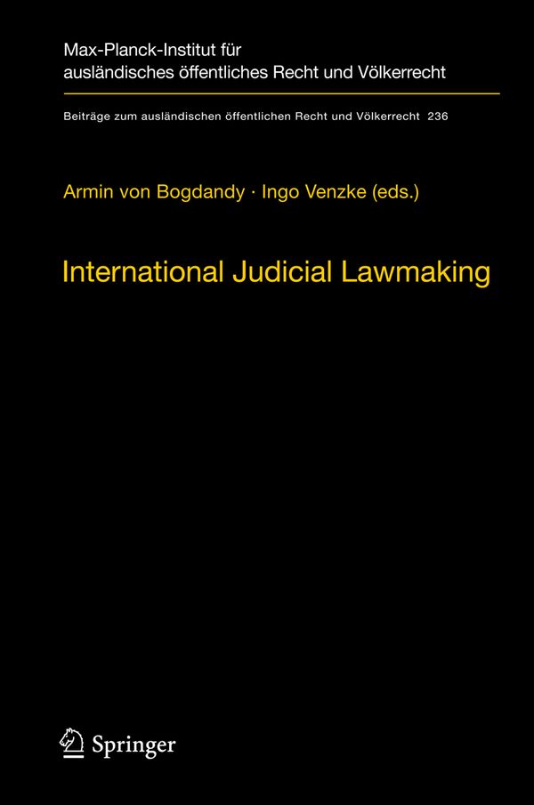 International Judicial Lawmaking | 1:a upplagan