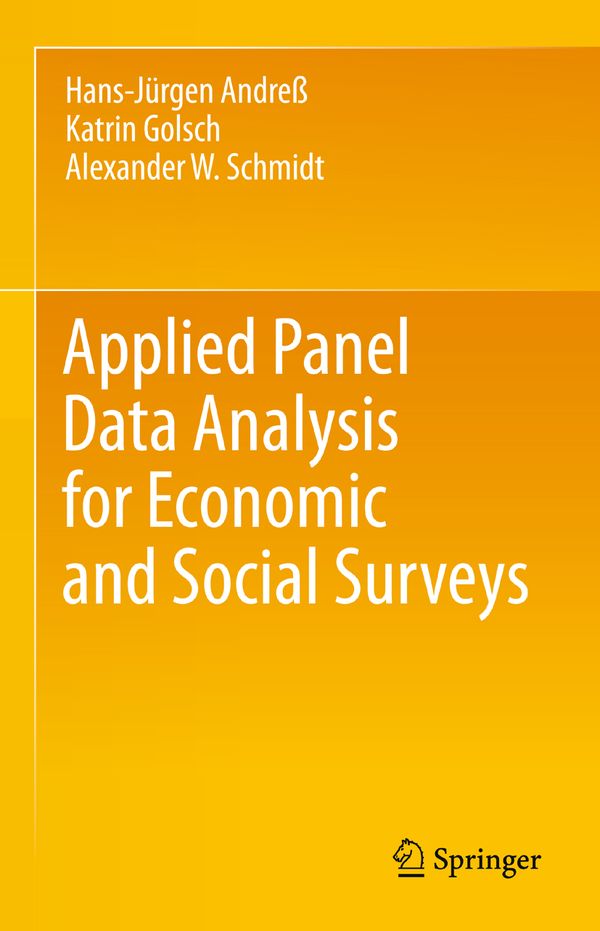 Applied Panel Data Analysis for Economic and Social Surveys | 1:a upplagan