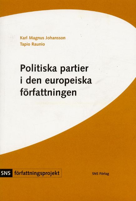 Politiska partier i den europeiska författningen | 1:a upplagan