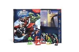 Marvel Busy Book Avengers (Sagobok, figurer, lekmatta)