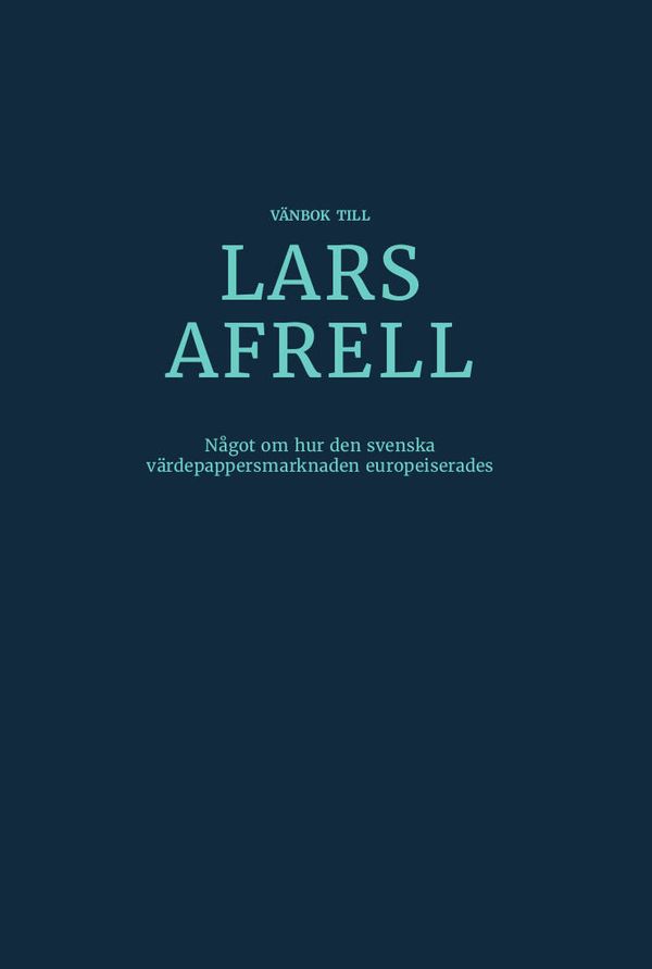 Vänbok Lars Afrell | 0:e upplagan