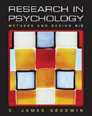 Research In Psychology: Methods and Design | 6:e upplagan