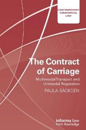 The Contract of Carriage | 1:a upplagan