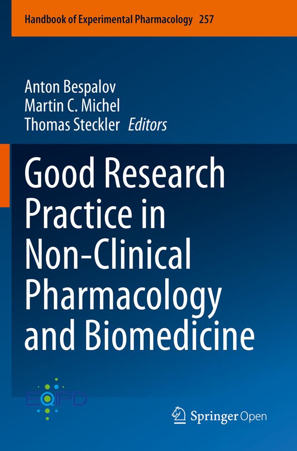 Good Research Practice in Non-Clinical Pharmacology and Biomedicine | 1:a upplagan