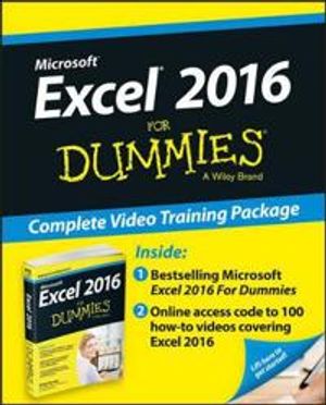 Excel 2016 For Dummies Book + Online Videos Bundle | 1:a upplagan