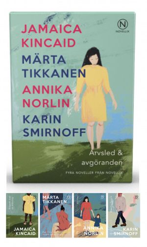 Presentask med fyra noveller från Novellix