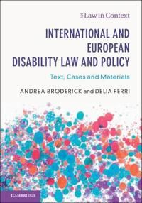 International and European Disability Law and Policy