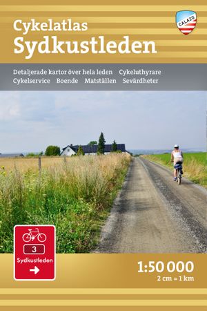 Cykelatlas Sydkustleden 1:50.000