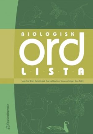 Biologisk ordlista : engelsk-svensk, svensk-engelsk | 1:a upplagan