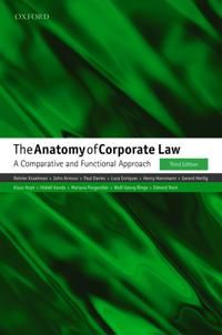 Anatomy of corporate law - a comparative and functional approach