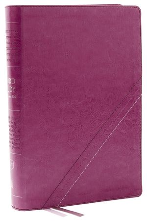 KJV, Word Study Reference Bible, Leathersoft, Pink, Red Letter, Comfort Print