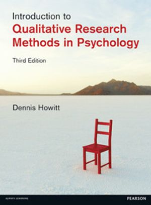 Introduction to Qualitative Research Methods in Psychology | 3:e upplagan