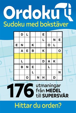 Orduko: Sudoku med bokstäver: 176 utmaningar från medel till supersvår | 1:a upplagan