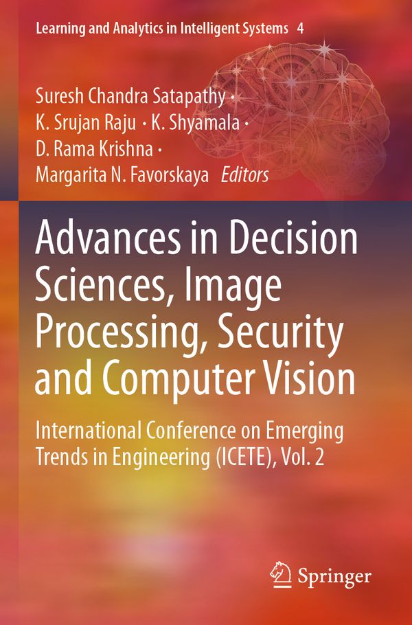 Advances in Decision Sciences, Image Processing, Security and Computer Vision | 1:a upplagan